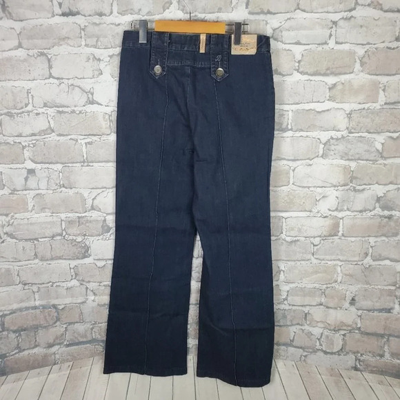 Vintage 90s Brody Trouser Jeans Reg Rise 28 Dark  Wash - Picture 7 of 16